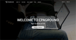 Desktop Screenshot of cpaground.com